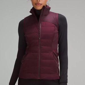NWT LuLuLemon Down For It All Vest Cassis Size 2